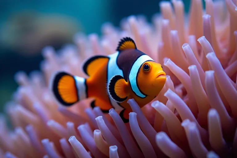 Poisson clown parmi les anémones de mer, symbole de changement de sexe naturel dans le règne animal